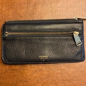 7x4” Fossil wallet black
